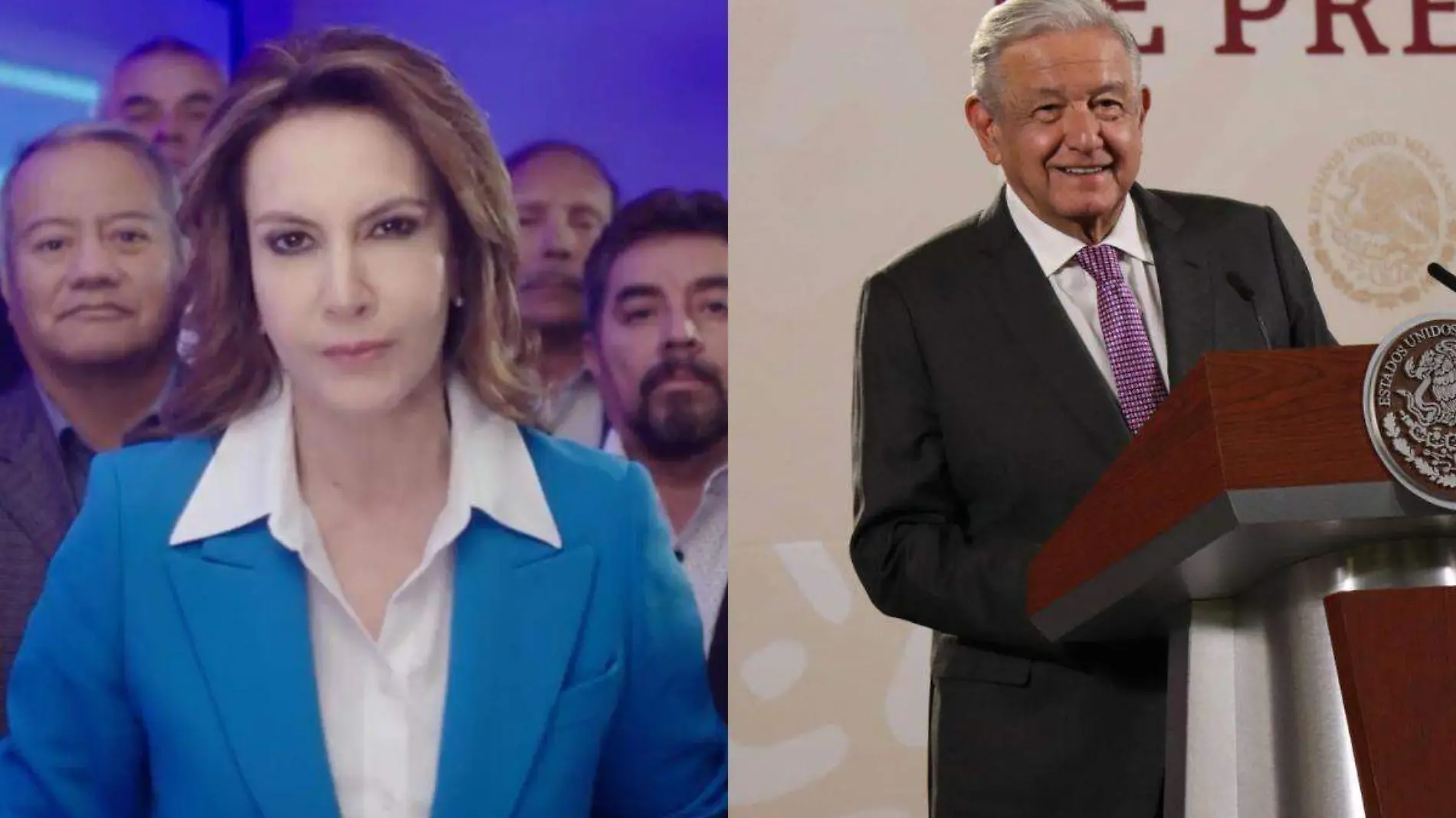 AMLo y Zury Ríos